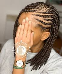 Cornrows Hairstyle 2020 Instagram In 2020 Natural Hair Braids Half Cornrows Bob Braids Hairstyles