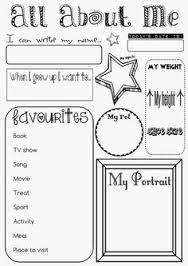 Worksheet On Me And Myself For Kindergarten Google Search All About Me Activities All About Me Printable About Me Activities