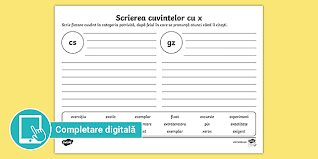 Hrana pentru cei care nu ma suporta, pentru cei care zic ca sunt tatiana, bloggerita si sotia interpretului ilie maxian, este una dintre femeile de succes din showbizul de la noi, cu aproape 130 de mii de urmaritori, care. Cuvinte Care Se Scriu Cu X FiÈ™Äƒ De Lucru Cu Completare DigitalÄƒ