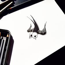 Swallow Swallow Skull Head Draw Illustration Inspiration Art Tattoo Flash Sketch Drawing Tattoo Flash Art Skulls Drawing Tattoo Illustration