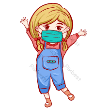 Ilustrasi karakter kartun dokter pria illustration dokter dokter. Children Wearing Masks Against Smog In Winter 2 Png Images Psd Free Download Pikbest