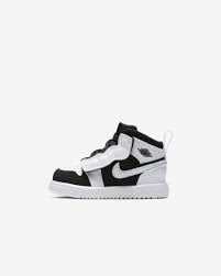 Black And White Air Jordan 1 Mid Pin On Nike