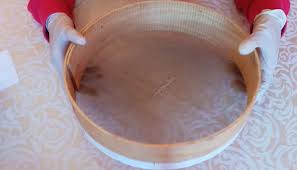 ايلا عندك غربال شوفي اشنو ممكن تعملي به فكرة رووووعة serving tray ashtray tray
