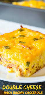 Cover and chill overnight (at least 4 hours) in the refrigerator. Double Cheese Overnight Hash Brown Casserole The Kitchen Magpie
