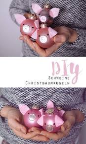 Diy Schweine Christbaumkugeln Gewinnspiel Kunecoco Basteln Silvester Christbaumkugeln Diy Weihnachten