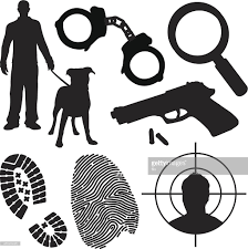 Crime Punishment Police And Detective Symbols And Silhouettes Symbols Free Illustrations Illustration