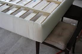 I stapled the fabric on the top of the platform and pulled and stapled. Diy Upholstered Platform Bed