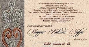 Magyar Kultura Napja 2020 Varoshaza