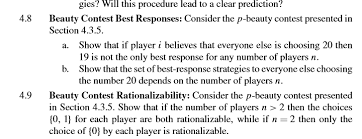 For this purpose, the game is repeated with six different parameters. 4 8 Gies Will This Procedure Lead To A Clear Chegg Com