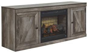 Ever since we started renovating our new house, my hub and i pictured a fireplace in the living room. Wynnlow 60 Tv Stand With Electric Fireplace Ew0440w2 168 W100101 Consoles Star Furniture