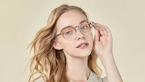 Amazon.com: JFXQDR Round Blue Light Blocking Glasses Women Men, Circle  Frame Computer Gaming Glasses Anti Glare & UV RF6206 (Black) : Health &  Household