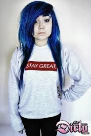 Talking about the actors and celebrities, the media is enriched with these characters who reflect hot personalities Tumblr Famous Blue Haired Girl The Dirty Gossip