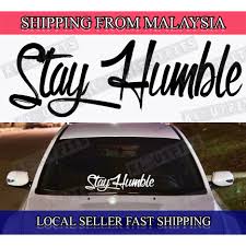 Looking for the right place to get your jdm sticker? Stayhumble Stickers Jdm Usdm Stance Car Windscreen Bumper Cermin Door Myvi Honda Shopee Malaysia