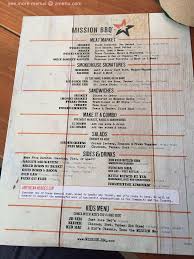 Sorry, we are temporarily out of mission bbq (in store only) cards. Online Menu Of Mission Bbq Restaurant Woodbridge Virginia 22192 Zmenu
