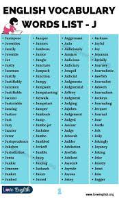 This page may contain content that is offensive or inappropriate for some readers. Words That Start With J 215 Wonderful Words Starting With Letter J Love English In 2021 Good Vocabulary Words J Words Best Scrabble Words