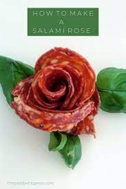 How To Make Salami Roses Scroll Down For Video The Salad Whisperer Recipe In 2021 Charcuterie Board Meats Party Food Appetizers Charcuterie Recipes