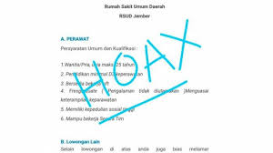 Berikut ini informasi lowongan kerja info lowongan kerja terbaru untuk hari ini| loker terbaru juli 2021 untuk daerah jabodetabek di jakarta bagi kamu yang sedang mencari informasi tersebut. Beredar Info Lowongan Kerja Di Rsd Dr Soebandi Jember Pihak Rumah Sakit Tegaskan Itu Hoaks Bohong Tribun Jatim