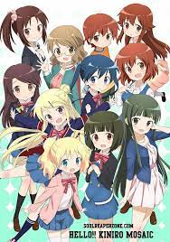Hello Kiniro Mosaic Soulreaperzone Free Mini Mkv Anime Direct Downloads Kartun Animasi Seni Jepang