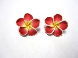 Red Floral Earrings Sweet Hibiscus Earrings By Sweetie2sweetie 4 99 Red Flower Earrings Flower Earrings Red Jewelry