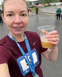 🎉 26.2 miles ✓ My 4th Full Marathon. That's how I celebrated my 41st  Birthday today! Great weather for running (except the rain made my watch  stop working after mile 14 ☹️)