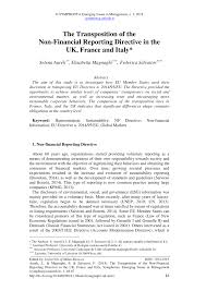 Here's what c&f financial corporation's (nasdaq:cffi) shareholder ownership structure looks like. Pdf The Transposition Of The Non Financial Reporting Directive In The Uk France And Italy