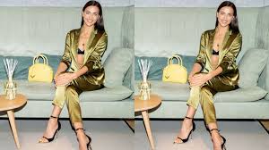 Get the latest on irina shayk from vogue. Irina Shayk Just Convinced Us To Buy A Silky Pyjama Suit