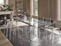 Tavolo Allungabile In Vetro Arredo Soggiorno Arredamento Mobili Regarding Elegant Tavoli Sala Da Pranzo Cristallo