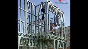 تركيب هيكل فيلا جاهزة من الفولاذ في جدة أعمال التركيب Youtube