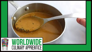 How To Make A Green Peppercorn Sauce Sauce Aux Poivre Vert Online Cookin Cooking Peppercorn Sauce Green Peppercorn