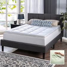 Spa Sensations Comfort Bliss Memory Foam And Fiber Quilted 3 Mattress Topper Full Walmart Com Walmart Com