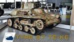 Japanese Type 97 Te-Ke 九七式軽装甲車 テケ Walkaround ... - YouTube