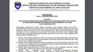 Maybe you would like to learn more about one of these? Download Pdf Di Sini Daftar Nama Yang Lulus Seleksi Administrasi Cpns 2019 Kab Oku Timur Tribun Sumsel