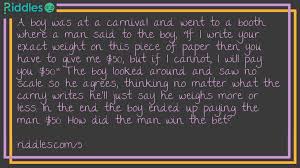 Don't be intimidated though, if you know your candy, these will actually be pretty easy trivia questions. Carnival Trick Riddles Com
