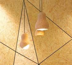 Composed of sturdy, sustained cork and created through traditional wood working method, the. Pendant Light Captain Cork S Cork O14 5cm H19cm Dark Nedgis Lighting