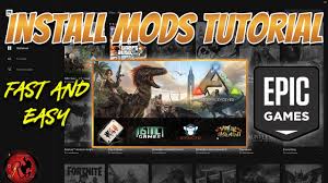 Is an american video game and software developer and publisher based in cary, north carolina. How To Install Mods For Ark Survival Evolved On Epic Games Launcher Fast And Easy Tutorial 2020 Youtube