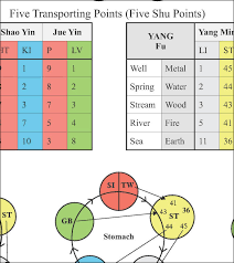 Color Five Element Theory Acupuncture Poster