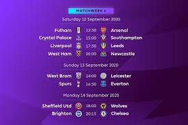 Aston villa 0 0 18:00 everton. Premier League Returns Check Out Match Week 1 Fixtures