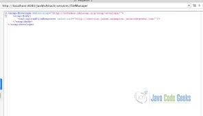 Fix for java.lang.noclassdeffounderror error in tomcat,jboss,websphere noclassdeffounderror error in servers occurs because of the jar is not in classpath. Jax Ws Attachment Example Examples Java Code Geeks 2021