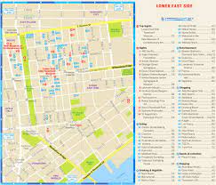East Side In Map Map Of Lower East Side