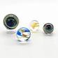 Swirl and Vortex Boro Marbles