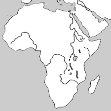 This represents 6% of the earth's surface and 20% of the land surface. Outline Physical Map Of Africa Africa Map Africa Outline Map Activities