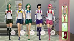 Anime Collection Sailor Moon 2 Los Sims 4 Kyosfera Sims Sims 4 Sims 4 Anime