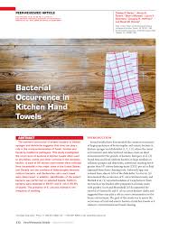 Check spelling or type a new query. Pdf Bacterial Occurrence In Kitchen Hand Towels