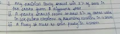 Both parties operate at the. Explain The Criteria To Fulfill By The Government Party To Be Called As National Political Parties Brainly In
