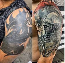 Tattoo Cover Up Spartan Tattoo Gladiator Tattoo Greek Tattoos