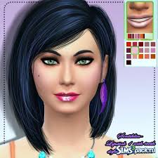 Скачать помада от AlgA для Симс 3