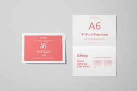 A6 Landscape Greeting Card Mockup Invitation Mockup Greeting Card Template Business Card Template