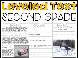 Leveled Text 2nd Grade