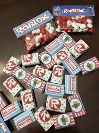 Roblox Birthday Party Game Ideas Mini Candy Bar Wrappers And Bag Toppers From Etsy Download Printables Lego Birthday Party 6th Birthday Parties Boy Birthday Parties