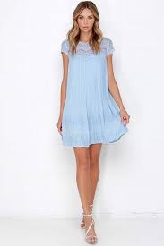 Darling Demi Light Blue Lace Shift Dress Lace Blue Dress Light Blue Lace Dress Blue Dress Short